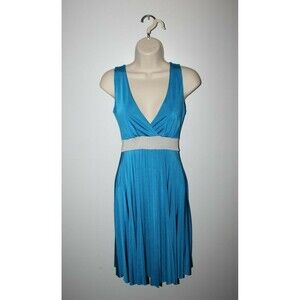 Lette Blue Bridesmaid Club Fashion Dress Size Small Sleeveless Swing Dancing